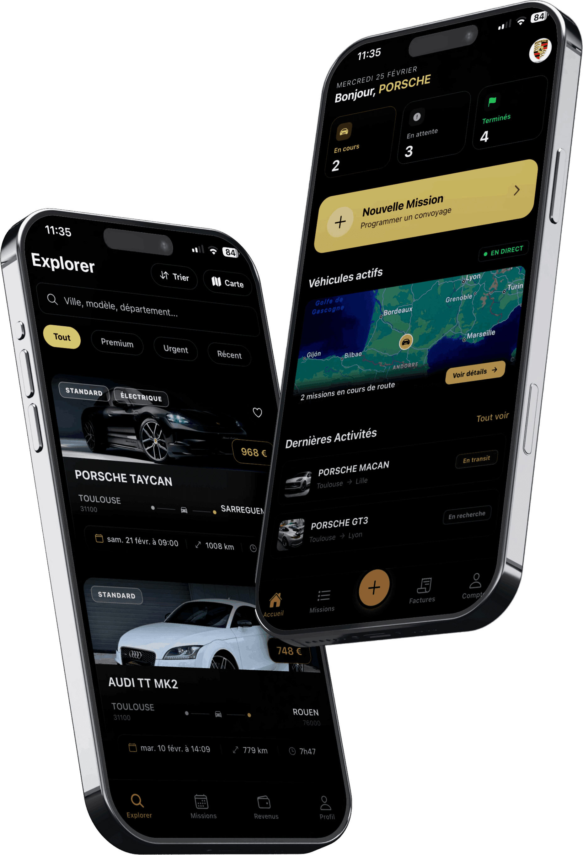 Interface de la plateforme Prime Transfert